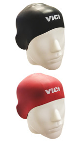 Black and Red Reversible Silicone Cap