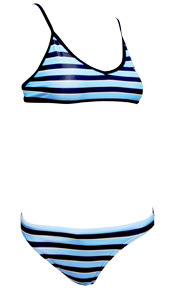 Sports Bikini Blue Stripe