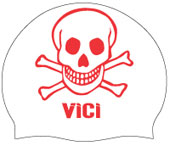 Vici Silicone Pirate Cap WHITE