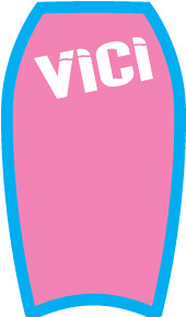 Body Board Pink/Lt Blue