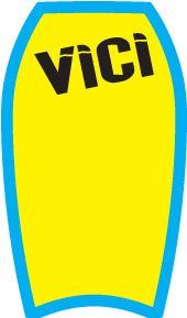 Body Board Yellow/Lt Blue