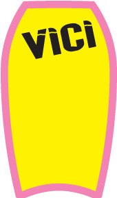 Body Board Yellow/Pink